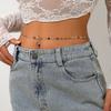 Sexy Elegant Belly Chain Crystal Adjustable Body Chain Colorful Bikini Belt for Women