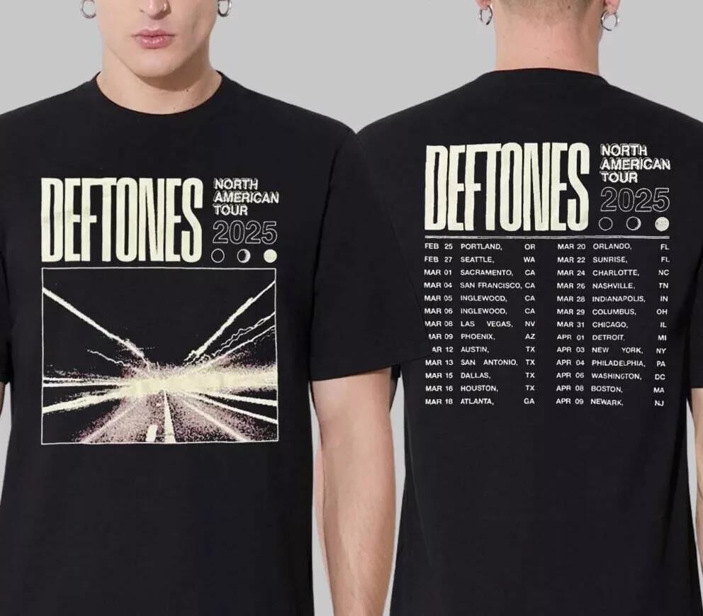

DEF-TONES Рок-альбом 2025 Тур Концертная футболка Топы футболки Мужская Женская или Худи-пуловер 3XL