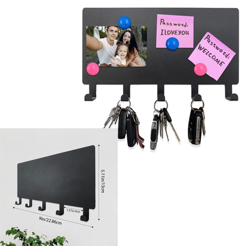 HOME Metall Wandhaken mit Buchstaben - Kreativer Eisenkunst Schlüssel- und Handtuchhalter