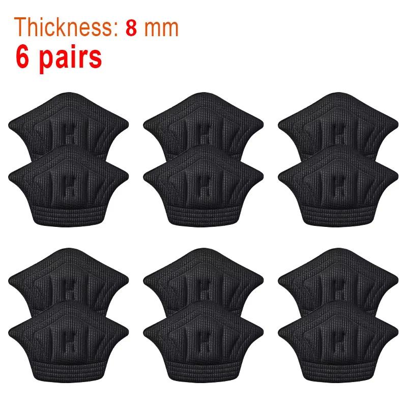 6pairs/12pcs Insoles Patch Heel Pads for Sport Shoes Back Sticker Adjustable Size Antiwear Feet Pad Cushion Insert Insole