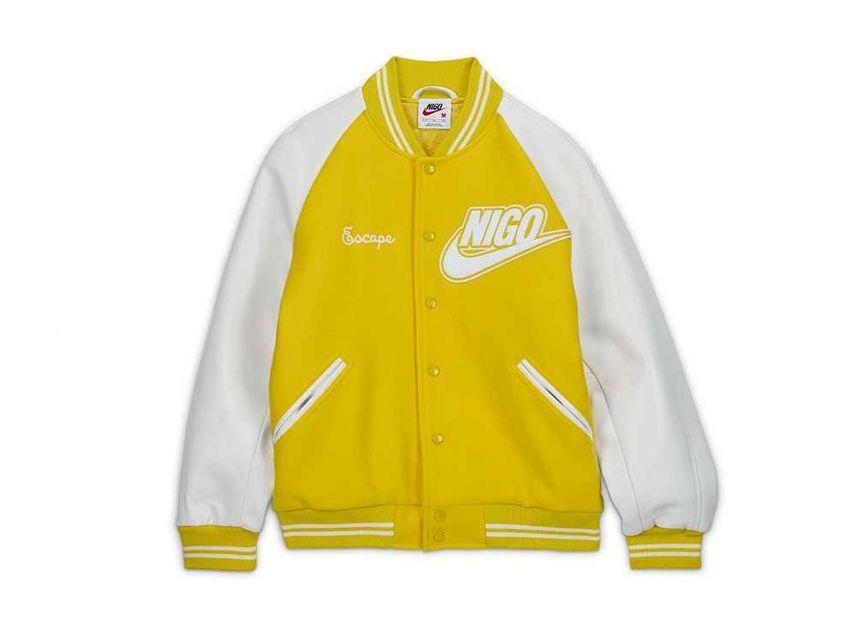 FV5670-735 NIGO Nike NRG Varsity Jacket Yellow (NIGO)