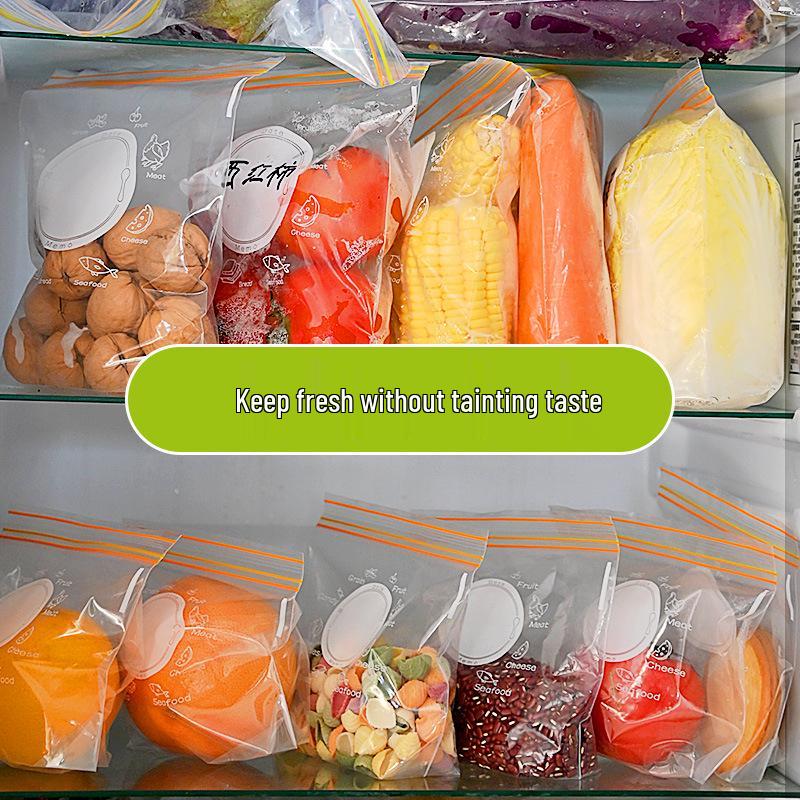 Thickened Self-Sealing Multi-Functional Freezer Storage Bags for Kitchen