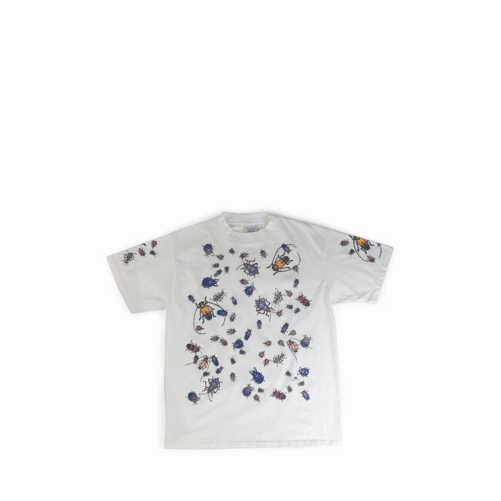 Vintage 1990's Bugs All Over Print Tee Shirt Vtg 90s 1990s AOP Graphic Made USA