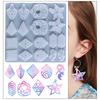 Leaves-shaped Earring Combination Earring Mold Epoxy Resin Jewelry Mold Resin Casting Pendant Mold Suitable
