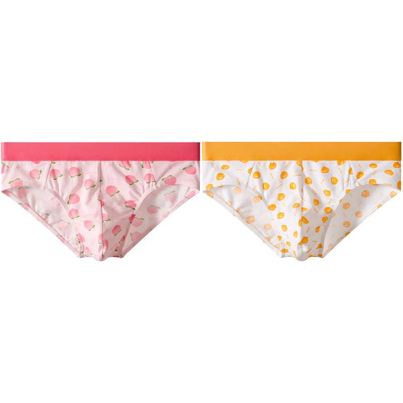 Seamless Polka Dot Cotton Men's Briefs - Comfortable & Stylish