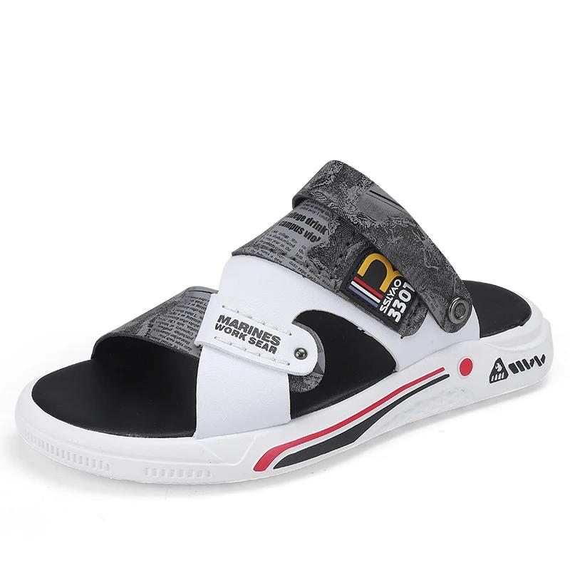 Men Sandals Soft Comfortable Non-Slip Men Shoes High Quality Woven Beach Sandals Mens Gladiator Sandals Summer Casual Flat Shoes
