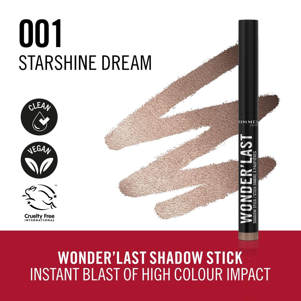 RIMMEL Wanderlust Stick Ombre à Paupières 001 Starshine Dream 1.6g