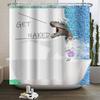 Funny Dinosaur Shower Curtain for Bathroom Cute Animal Cool Dinosaur Children Bathroom Curtain Waterproof Bath Curtain Decor