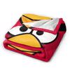 A-Angry Anime B-Birds Games Red Fleece Throw Blankets Blanket for Bedding Car Super Warm Bedspread,