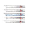 J0MC Metal Fabric Quilting Ruler Sliding Gauges Measuring Sewing Ruler for Clothing