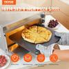 Acero para Pizza, 16" x 14.5" x 3/8" Placa de Acero para Pizza para Horno, Piedra para Hornear Pizza de Acero al Carbono Pre-Sazonada con Conductividad 20X Mayor, Resistente
