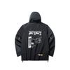 Anta Basketball Series Letter Hooded Zipper Breathable Jacket Unisex Jacket Basic-Black 172431604-1