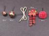 [Handmade by NANA] Hair Ornament, Tsumami Zaiku (traditional Japanese Fabric Flower Making), Japanese Ball, Ribbon, for Coming-of-Age Ceremony,