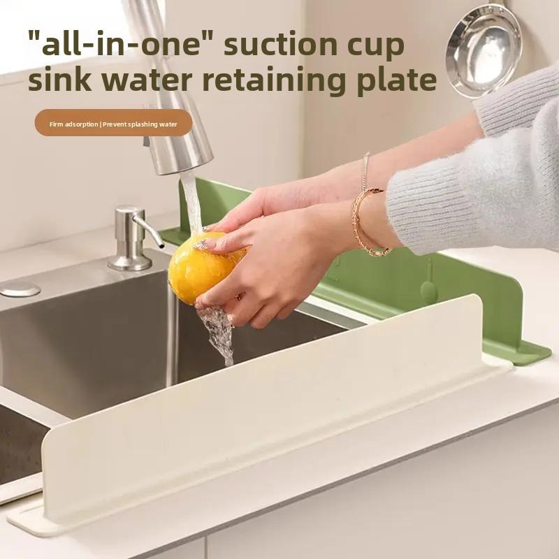 1 Stück Silikon Spülbecken Spritzschutz mit Saugnapf Pool zum Schutz der Kleidung vor Spritzwasser Spritzschutz Küchenzubehör