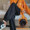 Maternity Spring/Autumn Casual Plus Velvet Sweatpants for Early Pregnancy