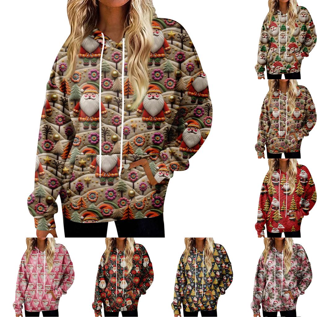 Hoodies For Women Oversized Winter Plush Cute Sweatshirts Pullover Trendy Fall Winter Clothes