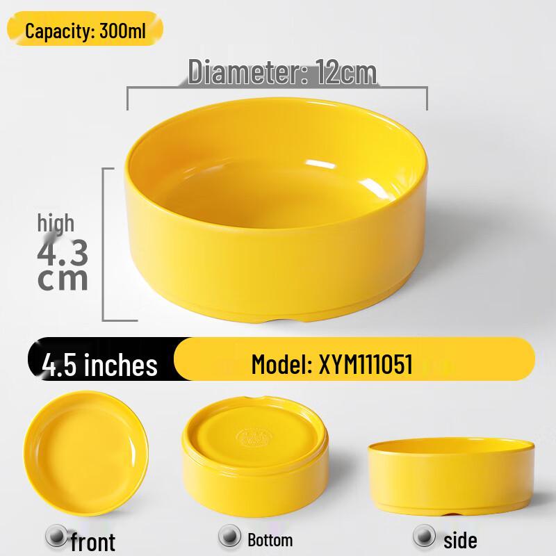 Chinese Style Melamine Shallow Serving Bowl