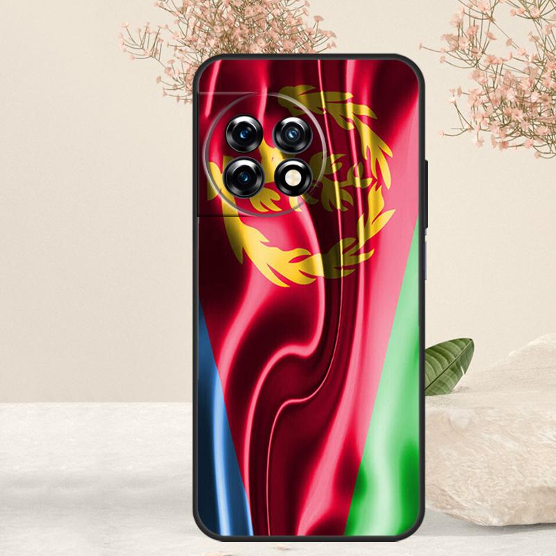 Eritrea Flag Case For OnePlus 15 R 13T 13 13R 12 12R 11 10R 10T 10 Pro Nord 5 CE 4 2 3 Lite N20 N30 Cover