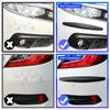 Car Front and Rear Bumper Anti-collision Strips, Carbon Fiber Pattern Protective Strips, Anti-scratch Rubber Strips For Car