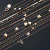Set di Collane Semplici Impilabili per Donna Moda Farfalla Cuore Stella Perla Luna Ciondolo Collane Gioielli Boho Regali 2026