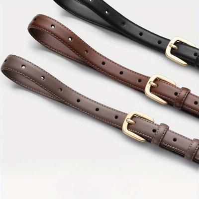 Belt Ladies Fashion Simple Belt Decorative Black with Jeans Belt Suitable for Daily Wear and Use