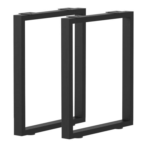 

Ножки для стола TOJOY, Набор из 2 штук, Высота 50 см, Железные ножки, Детали, Ножки для стола свободной комплектации для DIY материалов, Железные ножки, Открытые/Прямоугольные, Черные, с металлом