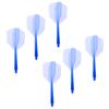 12x Transparent 2BA Thread Dart Shafts and Flights Connection, 2 Colors