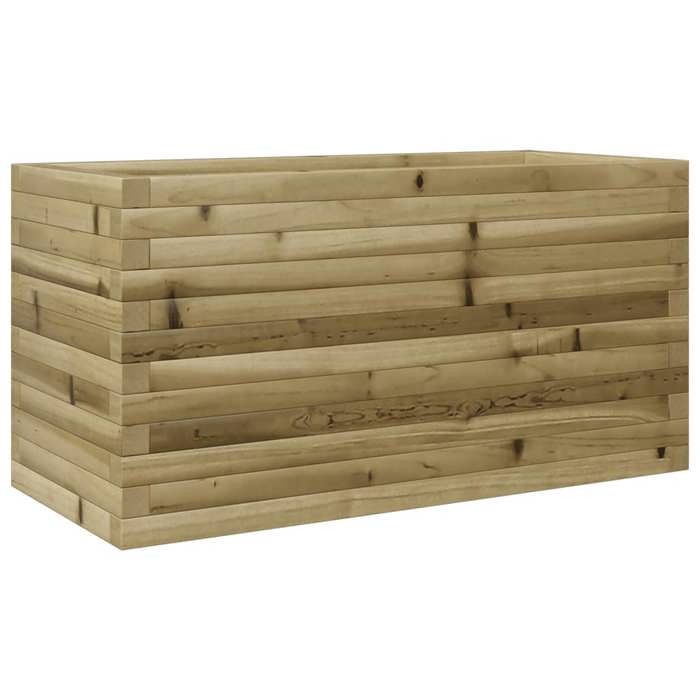 VidaXL Jardinière 90x40x45,5 cm bois de pin imprégné, jardinière d'extérieur, bac à fleurs, boîte à plantes, jardinière de 847272