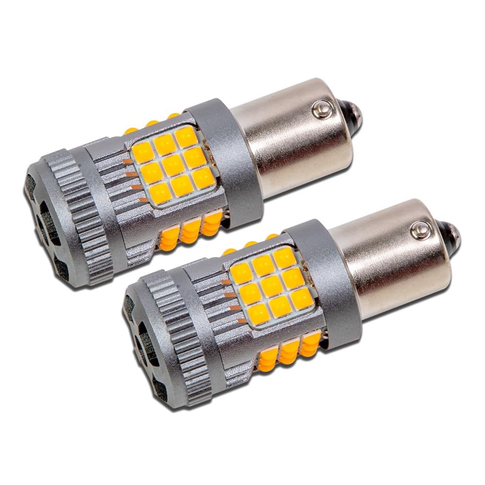 YOURS Triton Y703-003 Compatible Rear Turn Signal Bulb, Built-In Resistor, Rear Only, S25, 2