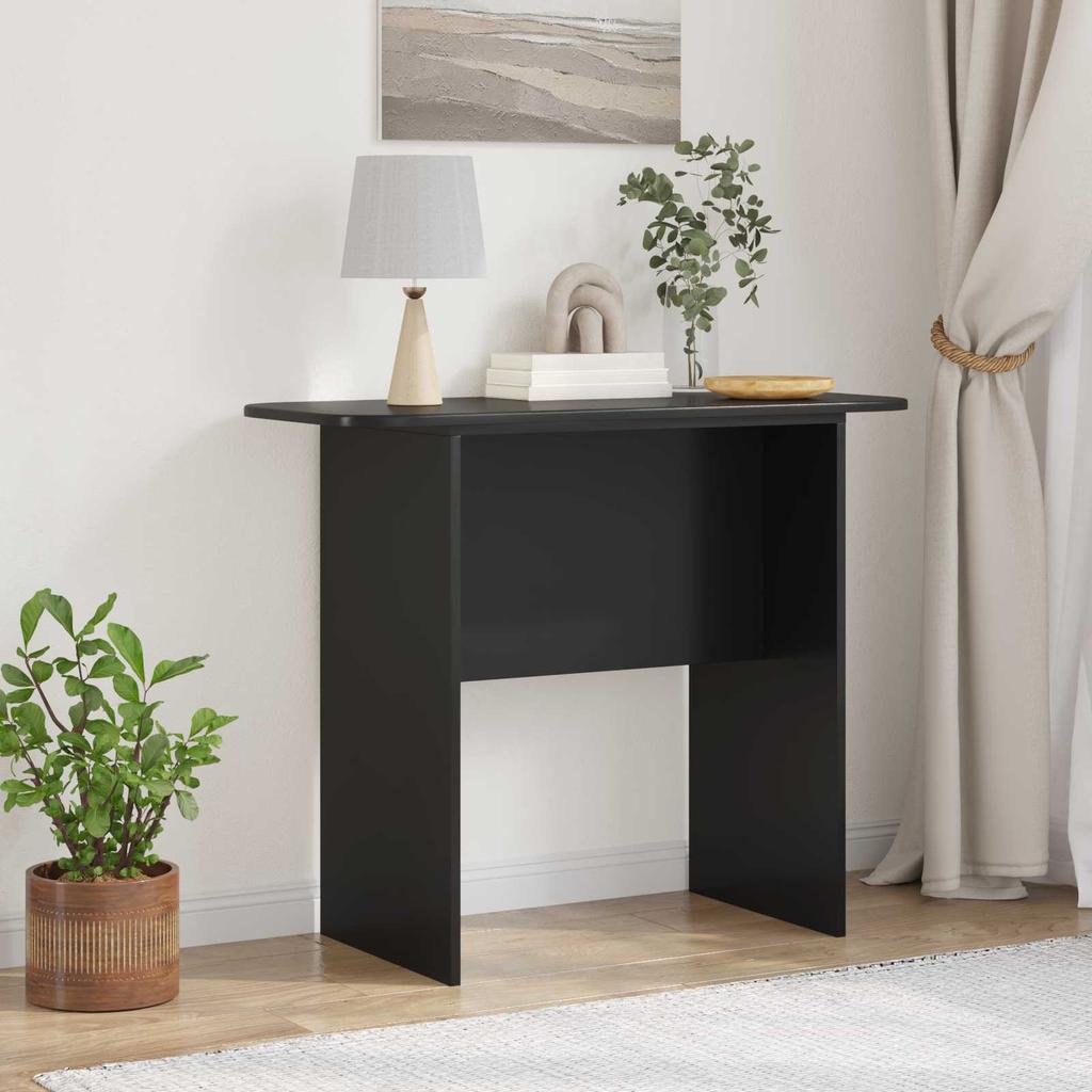 Console Table Black 93 x 40 x 75 cm Particleboard