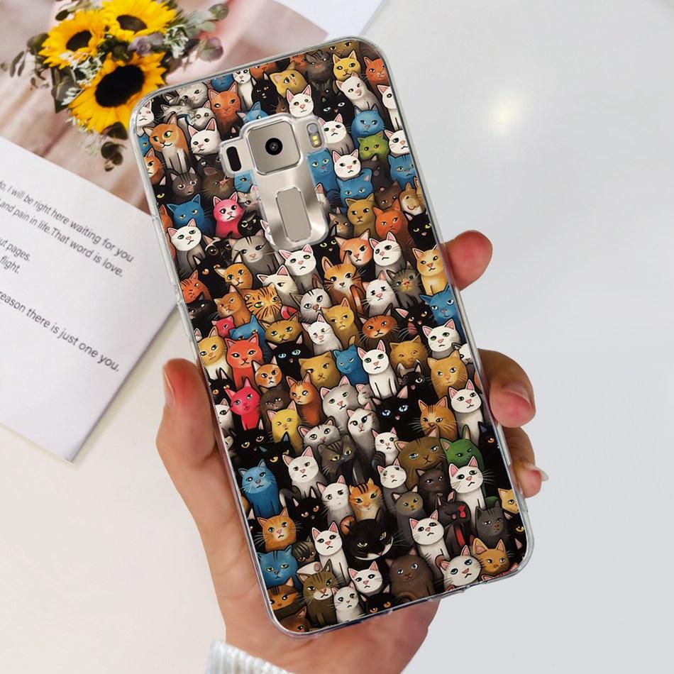 For Asus Zenfone 3 ZE520KL ZA520KL Cute Panda Cartoon Phone Case For Asus Z017D Z017DA Z017DB Z017DC 5.2" Soft Silicone TPU Case