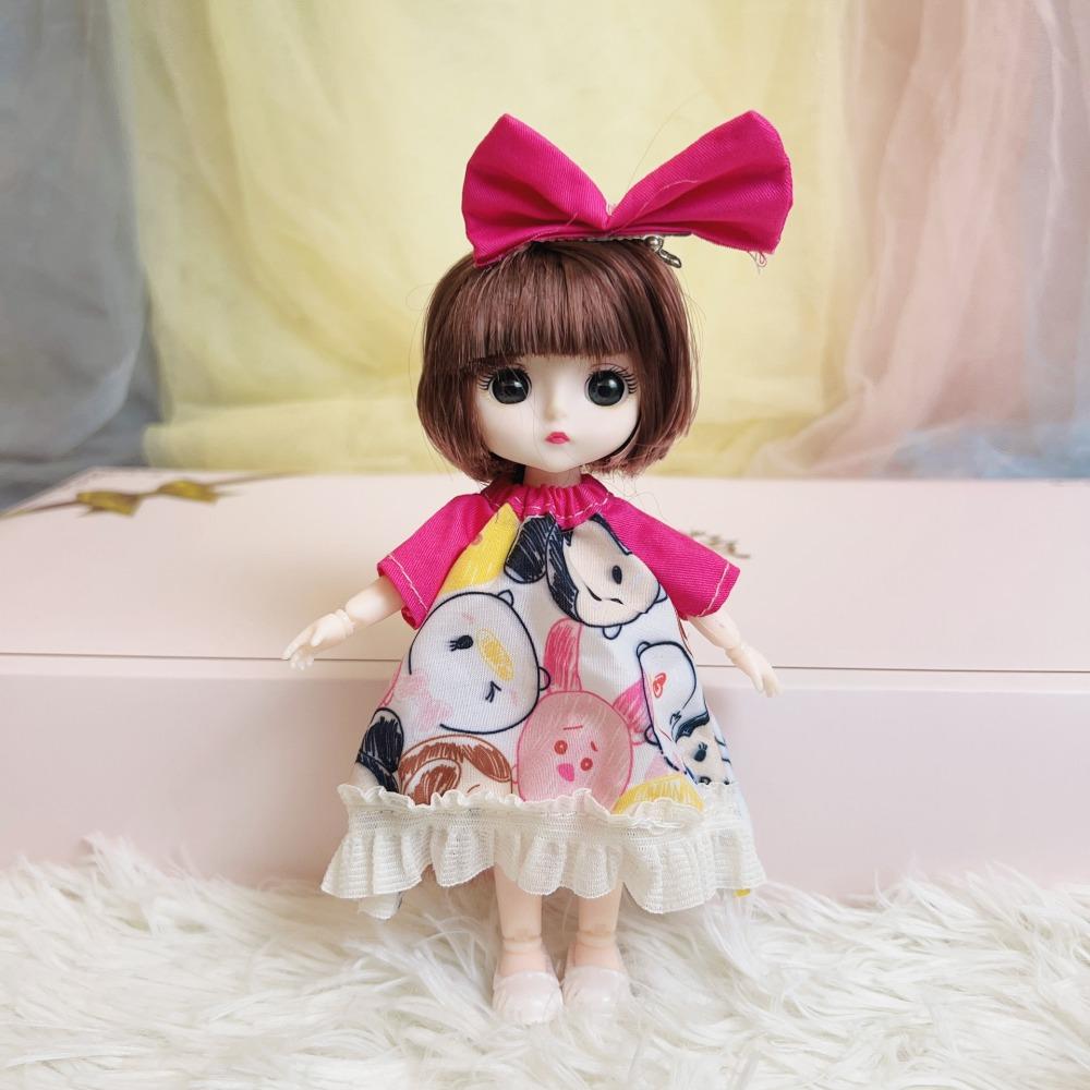 

Movable Joints Mini Girl Doll Lifelike Movable Joints Mini Girl Doll Simulated BJD Doll Girls Toys Style 10