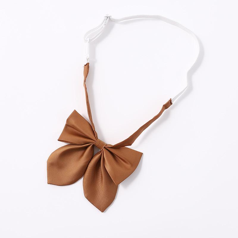 Solid Color Rabbit Ear Shape Butterfly Bow Tie Student Uniform Accessories