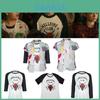 Camiseta de Manga Larga Stranger Things Club Fuego Infernal Impresión Digital 3D Cosplay Regalo para Fan