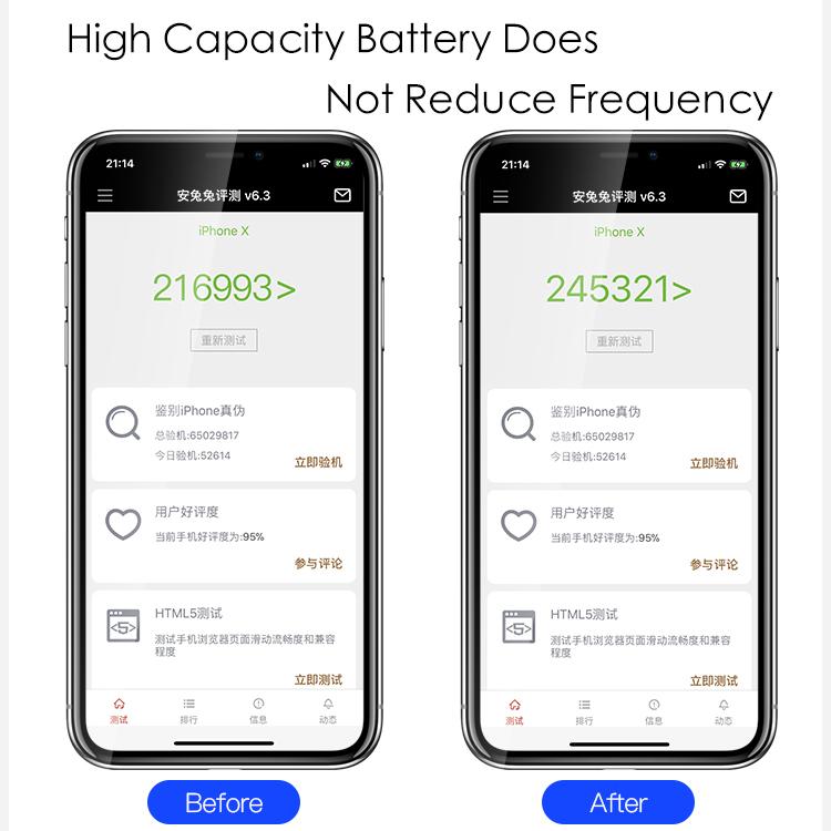 NOHON Battery For Apple iPhone X 8 7 6 6S 5S 5C SE Replacement Lithium Polymer Battery