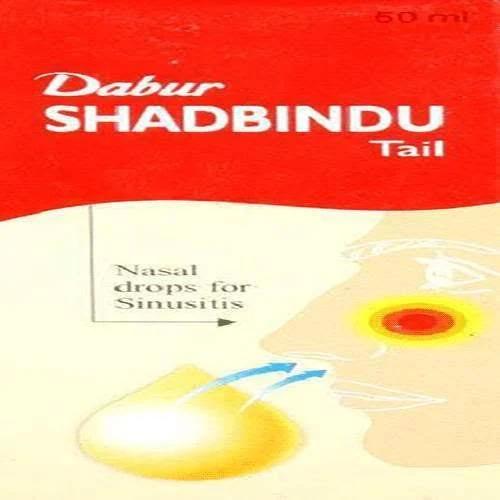 Dabur Shadbindu Tail 25ml Ayurvedic Nasal Oil for Sinus Relief and Headache Comfort