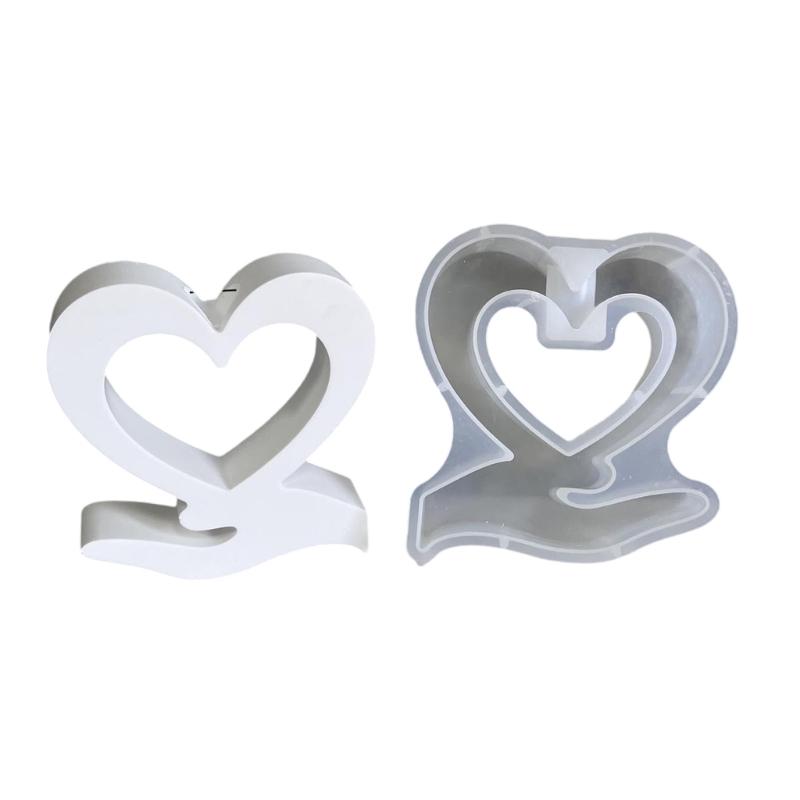 

Multifuntional Hydroponic Vase Silicone Molds Heart Shape Flower Vase Silicone Molds Present for Plant Enthusiasts