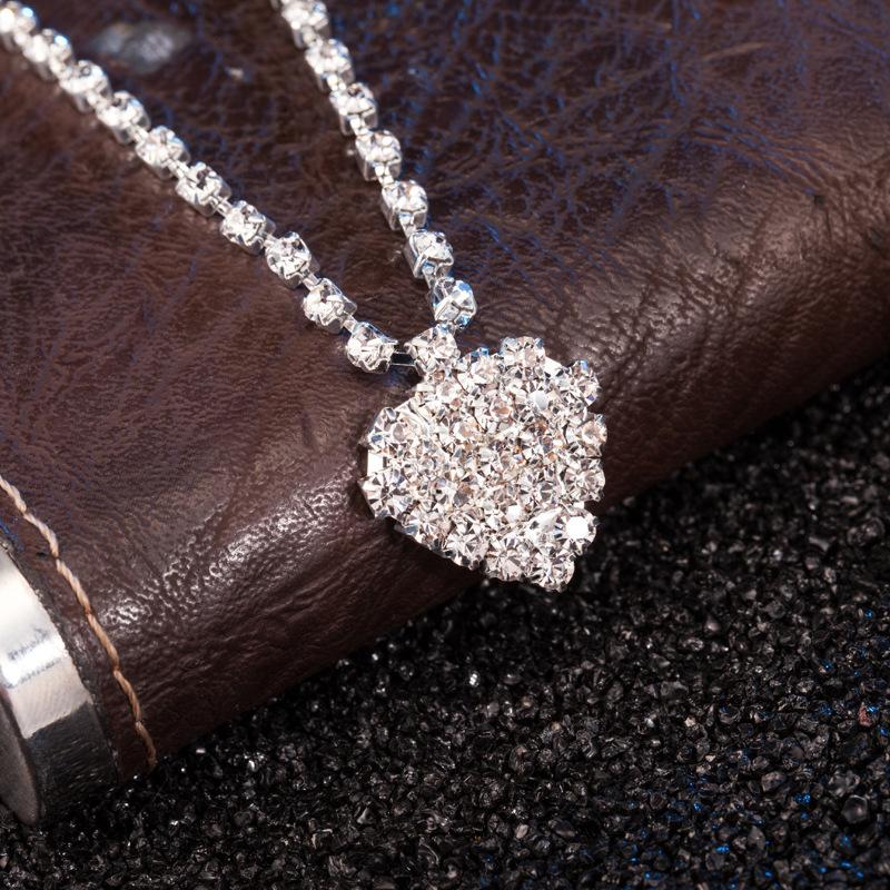 New Best Selling Diamond Anklet Korean Heart Full Diamond Foot Jewelry Popular Foot Jewelry