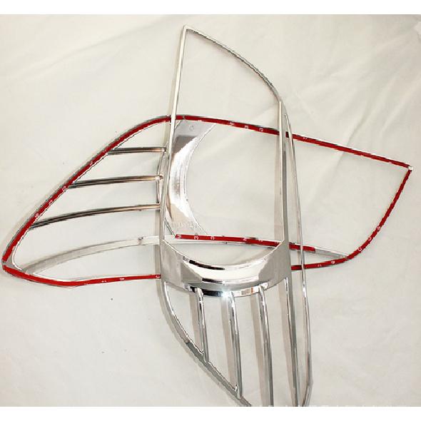 ABS Chrome Front Headlight Lamp Frame Cover Trim For 2006-2008 Toyota RAV4 2pcs