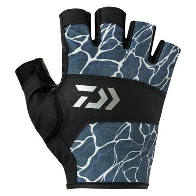 Daiwa Game Tide Size L Gloves, 5-Piece Cut, 25DG-8125, Navy,