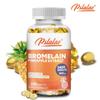 Bromelain-Kapseln, 500 mg, fördern die Verdauung und Nährstoffaufnahme, geeignet für Männer und Frauen.