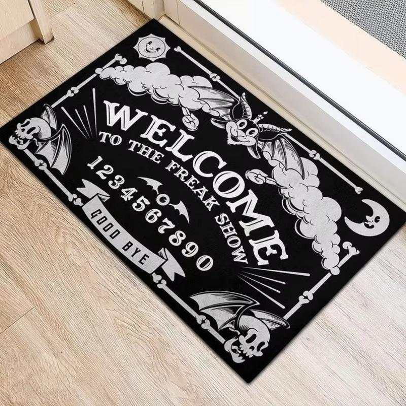 Halloween Gothic Witch Divination Entrance Doormat Welcome Indoor Carpet for Bedroom Living Room Hallway Home Decor Rugs
