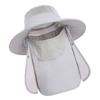 Removable Neck Flap Fishing Hat Nylon Sun Hat Durable Fishing Sun Hat  Outdoor Hiking