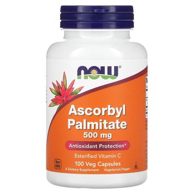 Ascorbylpalmitat, 500 mg, 100 Gemüsekapseln