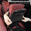 Car Armrest Cushion Center Console Artificial Leather Cushion Pad With Memory Foam Waterproof Elbow Rest With Side Storage