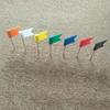 100pcs/box Bright Colors Colored Push Pins Reliable Material Easy Insert Drawing Tacks 100 Pieces Box Stable Fixing