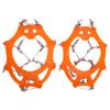 2pcs set 12 Tooth Mountaineering Crampons Wearproof Anti Skid Snow Shoes AccessoryL Size