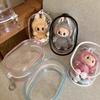 1PC Rubber-Coated Baby Carrier With Cotton Doll Soft Cover, Pvc Dust-Proof Protective Case, Storage Box For Labubu