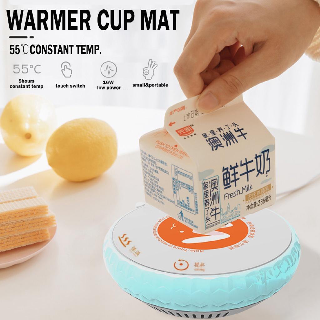 Magnetrührer Heizmatte Tassenunterlage Heiztasse Elektrische Matte Kaffeetablett Teetassenwärmer Tassenbereiter 3 in 1