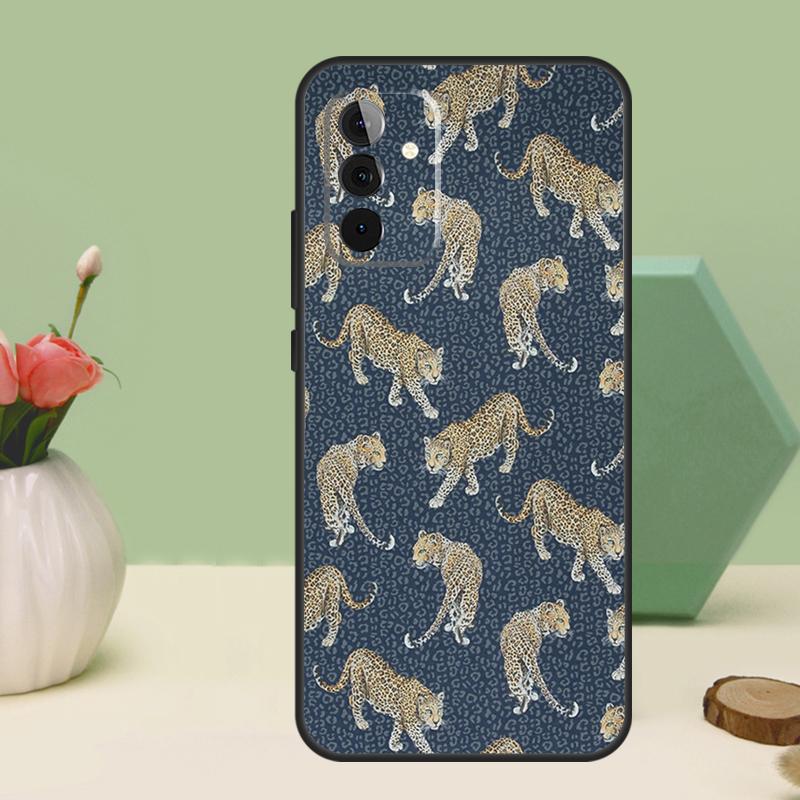 

Fashion Leopard Print For Samsung Galaxy A26 A54 A34 A14 A52 A32 A12 A13 A33 A53 A15 A16 A36 A56 A06 A35 A55 Case Samsung A26